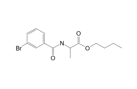 L-Alanine, N-(3-bromobenzoyl)-, butyl ester