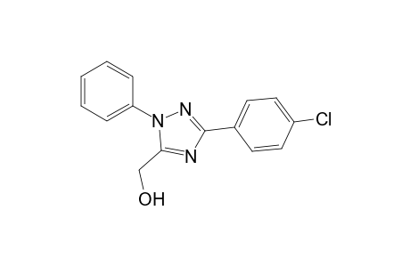 3-(p-chlorophenyl)-1-phenyl-1H-1,2,4-triazole-5-methanol