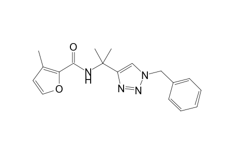 N-[2-(1-Benzyl-1H-1,2,3-triazol-4-yl)propan-2-yl]-3-methylfuran-2-carboxamide