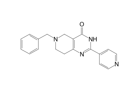 6-Benzyl-2-(4-pyridyl)-5,6,7,8-tetrahydro-3H-pyrido(4,3-D)pyrimidin-4-one