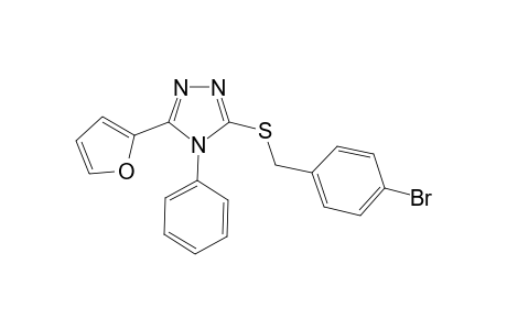 3-[(4-Bromobenzyl)sulfanyl]-5-(2-furyl)-4-phenyl-4H-1,2,4-triazole