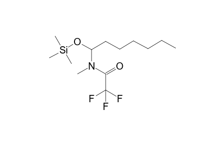 2,2,2-Trifluoro-N-(1-hydroxyheptyl)-N-methylacetamide TMS