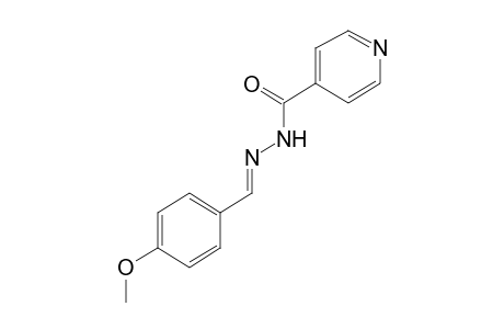 isonicotinic acid, (p-methoxybenzylidene)hydrazide