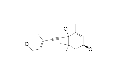 (2E)-5-[(1rs,4S)-1,4-Dihydroxy-2,6,6-trimethylcyclohex-2-enyl]-3-methyl-2-penten-4-ynol