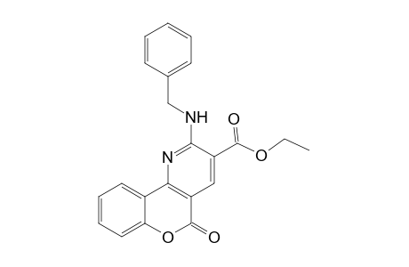 3-Benzylamino-10-oxo-10H-9-oxa-4-aza-phenanthrene-2-carboxylic acid ethyl ester