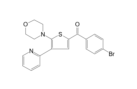 p-Bromophenyl 5-morpholino-4-(2-pyridyl)-2-thienyl ketone