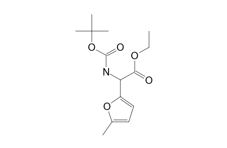 TERT.-BUTOXYCARBONYLAMINO-(5-METHYL-FURAN-2-YL)-ACETIC-ACID-ETHYLESTER