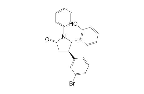 (4R,5S)-4-(3-Bromophenyl)-5-(2-hydroxyphenyl)-1-phenylpyrrolidin-2-one