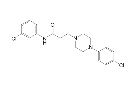 N-(3-chlorophenyl)-3-[4-(4-chlorophenyl)-1-piperazinyl]propanamide