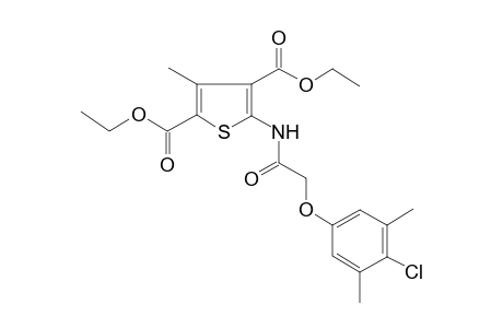 5-[[2-(4-chloro-3,5-dimethylphenoxy)-1-oxoethyl]amino]-3-methylthiophene-2,4-dicarboxylic acid diethyl ester