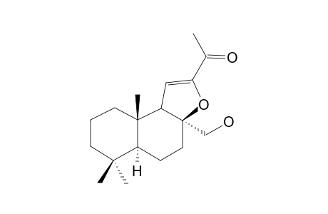 (Z)-8-BETA,12-EPOXY-17-HYDROXY-14,15-DINORLABD-11-EN-13-ONE