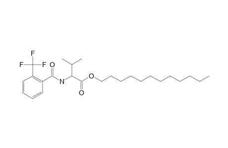 L-Valine, N-(2-trifluoromethylbenzoyl)-, dodecyl ester