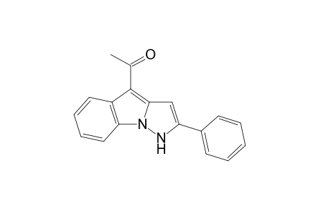 4-ACETYL-2-PHENYL-1H-PYRAZOLO-81,5-A]-INDOLE