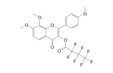 3-(Heptafluorobutyryl)oxy-7,8,4'-trimethoxyflavone