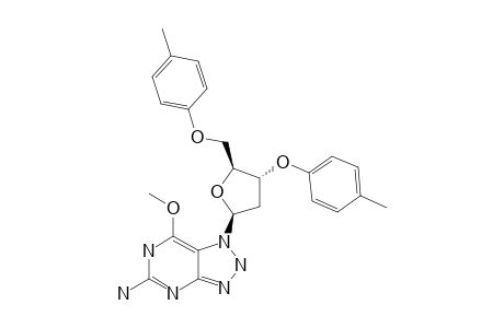 5-AMINO-1-[2-DEOXY-3,5-DI-O-(4-TOLUOYL)-BETA-D-ERYTHRO-PENTOFURANOSYL]-7-METHOXY-1H-1,2,3-TRIAZOLO-[4,5-D]-PYRIMIDINE