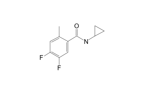 Benzamide, N-cyclopropyl-4,5-difluoro-2-methyl-