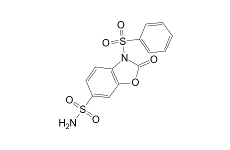 Benzoxazol-2-(3H)-one, 6-aminosulfonyl-3-phenylsulfonyl-