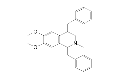 1,4-Dibenzyl-6,7-dimethoxy-2-methyl-1,2,3,4-tetrahydro-isoquinoline