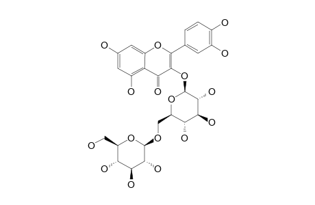 QUERCETIN-3-O-BETA-D-GLUCOPYRANOSYL-(1->6)-BETA-D-GLUCOPYRANOSIDE