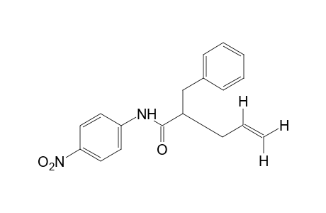 2-Benzyl-p-nitro-4-pentenanilide