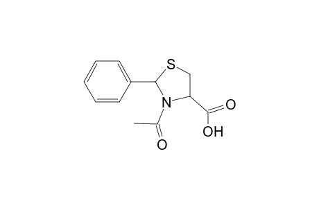 2(R)-Phenyl-3-acetyl-1,3-thiazolidine-4(R)-carboxylic acid