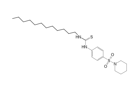 1-dodecyl-3-[p-(piperidinosulfonyl)phenyl]-2-thiourea