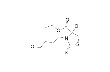 Ethyl 4-hydroxy-3-(4-hydroxybutyl)-2-thioxo-thiazolidine-4-carboxylate