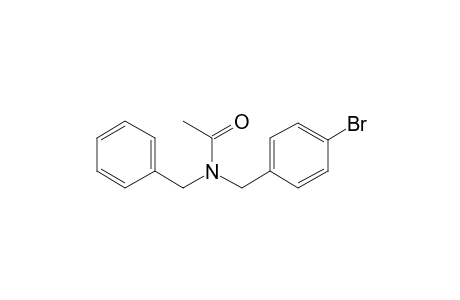 Benzyl[(4-bromophenyl)methyl]amine, N-acetyl-