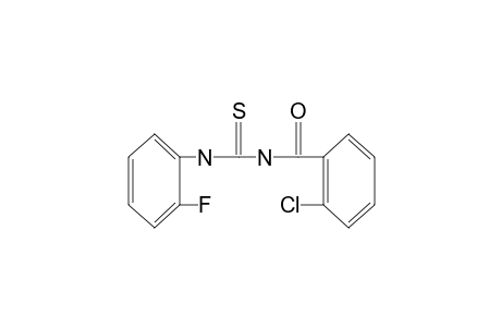 1-(o-chlorobenzoyl)-3-(o-fluorophenyl)-2-thiourea