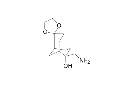 6.alpha.-Aminomethyl-6.beta.-hydroxybicyclo[3.3.1]nonan-2-one 2-ethylene acetal