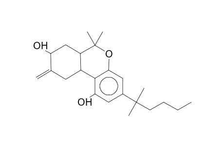 3-(1,1-Dimethylpentyl)-6,6-dimethyl-9-methylene-6a,7,8,9,10,10a-hexahydro-6H-benzo[c]chromene-1,8-diol