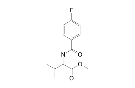 L-Valine, N-(4-fluorobenzoyl)-, methyl ester