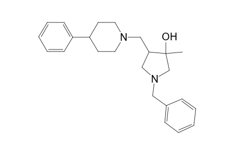 1-benzyl-3-methyl-4-[(4-phenylpiperidin-1-yl)methyl]pyrrolidin-3-ol