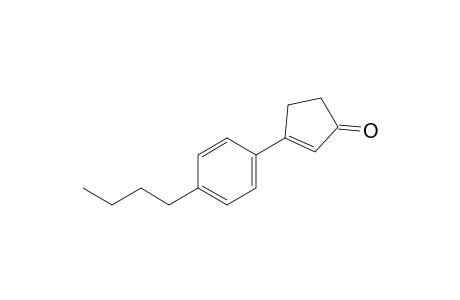 3-(4-Butylphenyl)cyclopent-2-enone