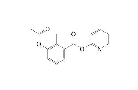 2'-Pyridinyl 3-acetoxy-2-methylbenzoate