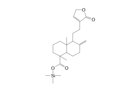 1,4A-Dimethyl-6-methylidene-5-[2-(5-oxo-2H-furan-4-yl)ethyl]-3,4,5,7,8,8A-hexahydro-2H-naphthalene-1-carboxylic acid, tms derivative