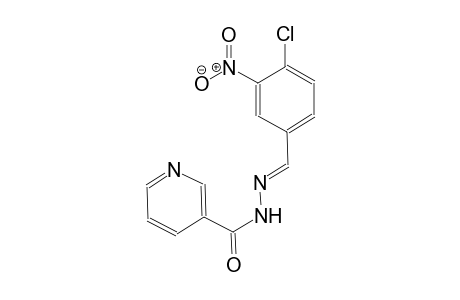 N'-(4-CHLORO-3-NITRO-BENZYLIDENE)-NICOTINO-HYDRAZIDE
