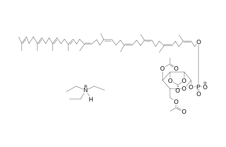 4,6-di-o-Acetyl-2,3-o-carbonyl-beta-D-mannopyranosylmoraprenylphosphate, triethylammonium salt