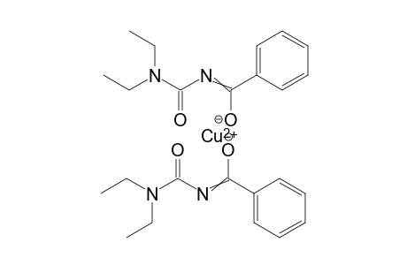 Bis(1,1-diethyl-3-benzoylureato)-copper(II)