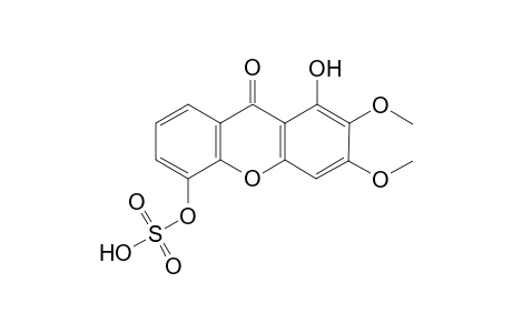 1-HYDROXY-2,3-DIMETHOXYXANTHONE-5-SULFATE