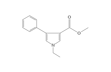 3-PYRROLECARBOXYLIC ACID, 1-ETHYL-4- PHENYL-, METHYL ESTER