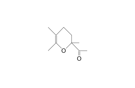 2-Acetyl-2,5,6-trimethyl-3,4-dihydro-2H-pyran