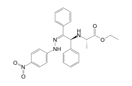 (2S)-2-[[(1S,2Z)-2-[(4-nitrophenyl)hydrazinylidene]-1,2-diphenylethyl]amino]propanoic acid ethyl ester