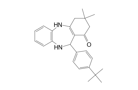 11-(4-tert-Butyl-phenyl)-3,3-dimethyl-2,3,4,5,10,11-hexahydro-dibenzo[b,E][1,4]diazepin-1-one