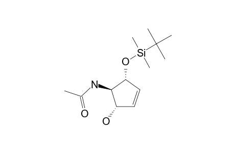 (1S,4R,5R)-5-ACYLAMINO-4-TERT.-BUTYLDIMETHYLSILYLOXY-2-CYCLOPENTEN-1-OL