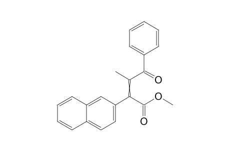 methyl 3-methyl-2-(2-naphthyl)-4-oxo-4-phenyl-but-2-enoate