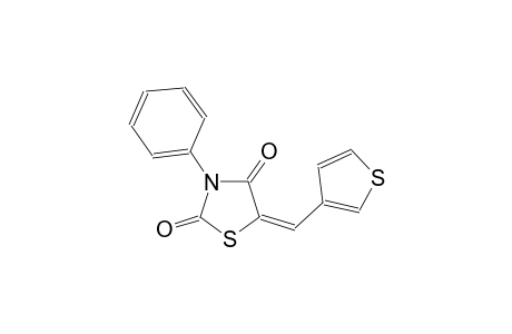 (5E)-3-phenyl-5-(3-thienylmethylene)-1,3-thiazolidine-2,4-dione