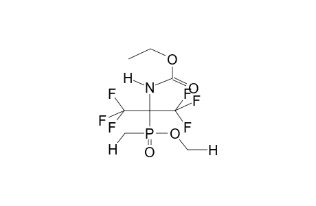 METHYL(ALPHA-ETHOXYCARBAMOYLHEXAFLUOROISOPROPYL)PHOSPHINIC ACID,METHYL ESTER