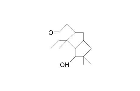 1b,4,4,11-Tetramethyl-10-oxo-cis, anti,cis-tricyclo(6.3.0.0/2,6/)undecan-3a-ol