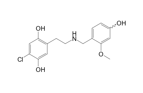 25C-NBOMe-M (O,O-bis-demethyl-HO-) isomer 1 MS2